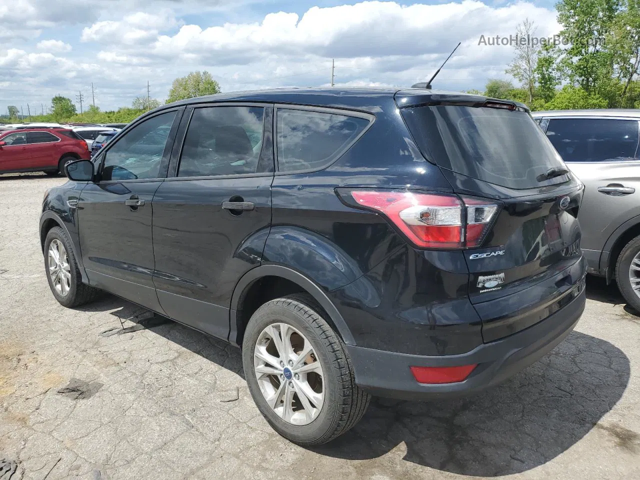 2017 Ford Escape S Black vin: 1FMCU0F76HUB89033