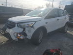 2017 Ford Escape S White vin: 1FMCU0F76HUC39493