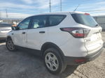 2017 Ford Escape S White vin: 1FMCU0F76HUC39493