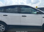 2019 Ford Escape S Белый vin: 1FMCU0F76KUB30801