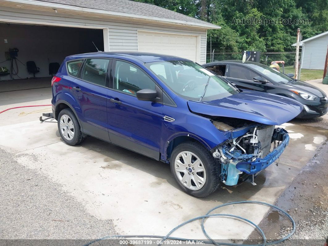 2013 Ford Escape S Blue vin: 1FMCU0F77DUD34347