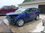 2013 Ford Escape S Blue vin: 1FMCU0F77DUD34347