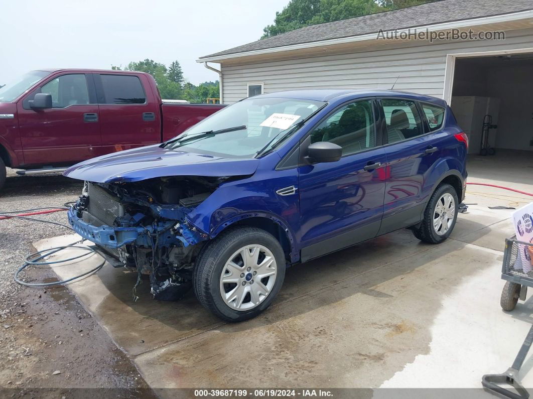 2013 Ford Escape S Blue vin: 1FMCU0F77DUD34347