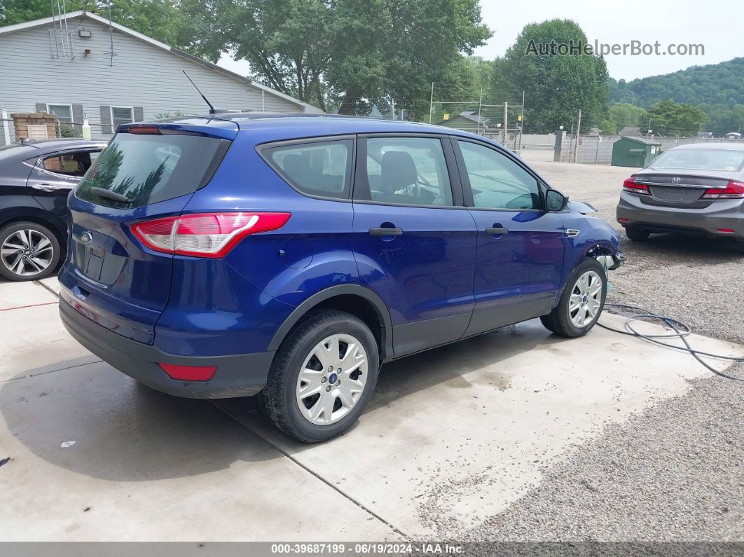 2013 Ford Escape S Blue vin: 1FMCU0F77DUD34347