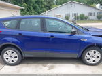 2013 Ford Escape S Blue vin: 1FMCU0F77DUD34347