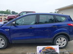 2013 Ford Escape S Blue vin: 1FMCU0F77DUD34347