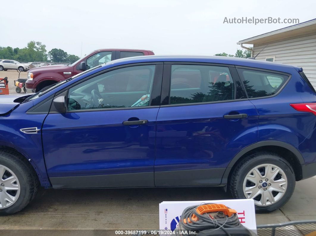 2013 Ford Escape S Blue vin: 1FMCU0F77DUD34347