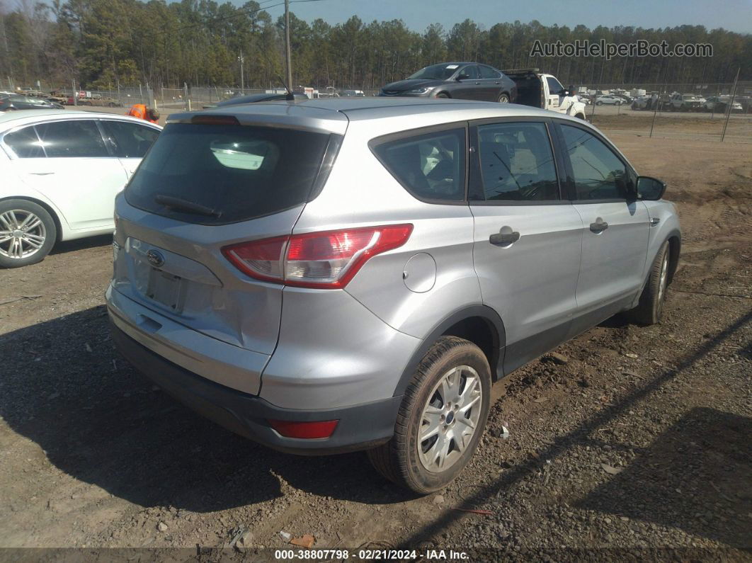 2014 Ford Escape S Silver vin: 1FMCU0F77EUD13872