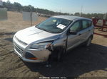 2014 Ford Escape S Silver vin: 1FMCU0F77EUD13872