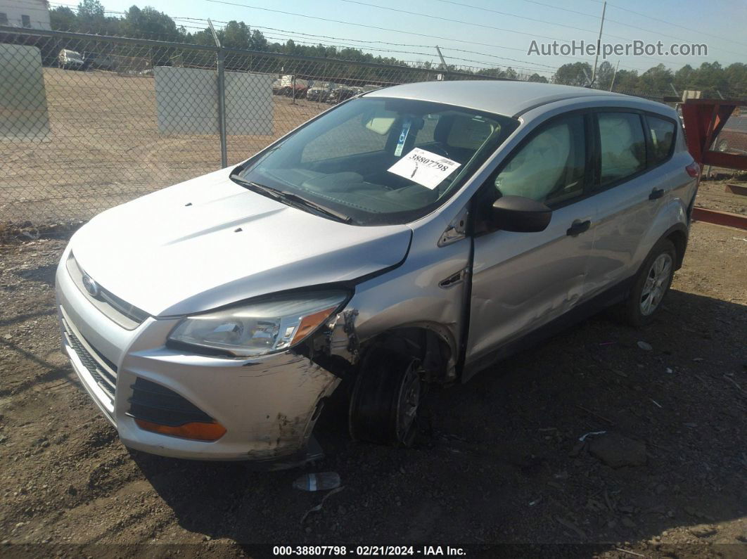 2014 Ford Escape S Silver vin: 1FMCU0F77EUD13872