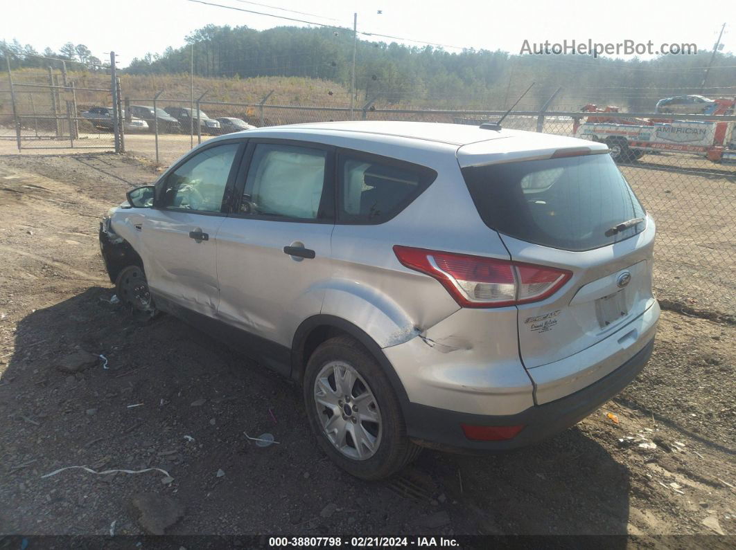 2014 Ford Escape S Silver vin: 1FMCU0F77EUD13872