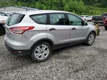 2014 Ford Escape S Silver vin: 1FMCU0F77EUD29005