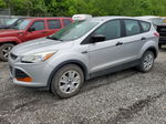 2014 Ford Escape S Silver vin: 1FMCU0F77EUD29005