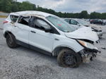 2014 Ford Escape S White vin: 1FMCU0F77EUD76180