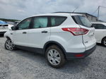 2014 Ford Escape S White vin: 1FMCU0F77EUD76180