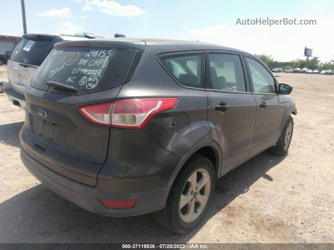 2015 Ford Escape S Серый vin: 1FMCU0F77FUA63017