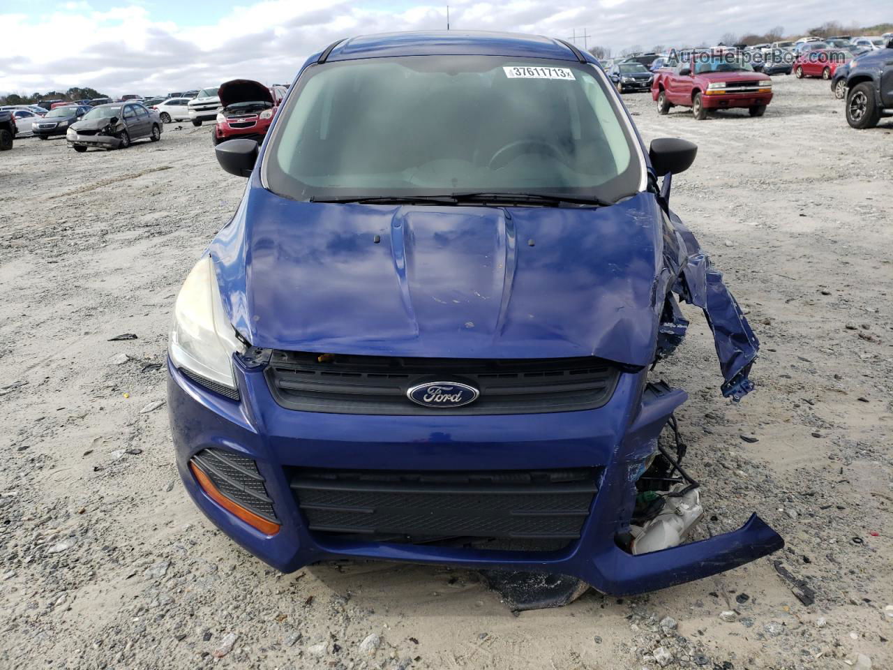 2015 Ford Escape S Синий vin: 1FMCU0F77FUA77919