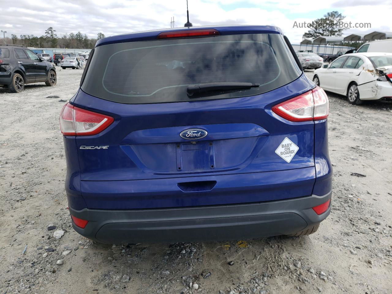 2015 Ford Escape S Blue vin: 1FMCU0F77FUA77919