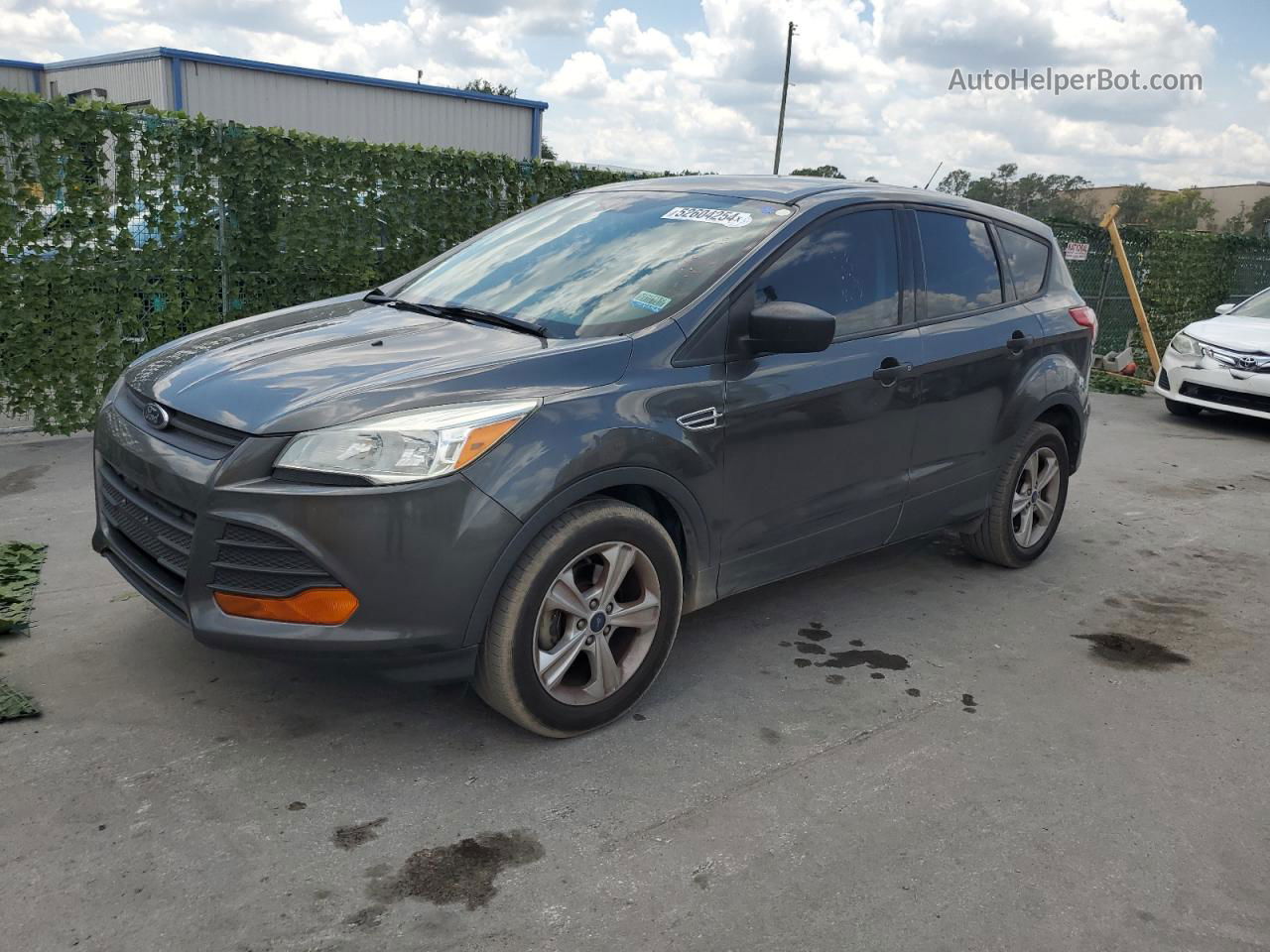 2016 Ford Escape S Gray vin: 1FMCU0F77GUC43972