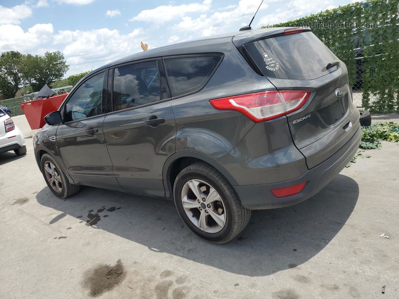 2016 Ford Escape S Gray vin: 1FMCU0F77GUC43972