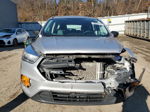 2017 Ford Escape S Silver vin: 1FMCU0F77HUA47709