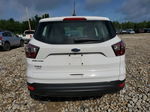 2017 Ford Escape S White vin: 1FMCU0F77HUA86509