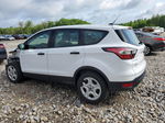 2017 Ford Escape S White vin: 1FMCU0F77HUA86509