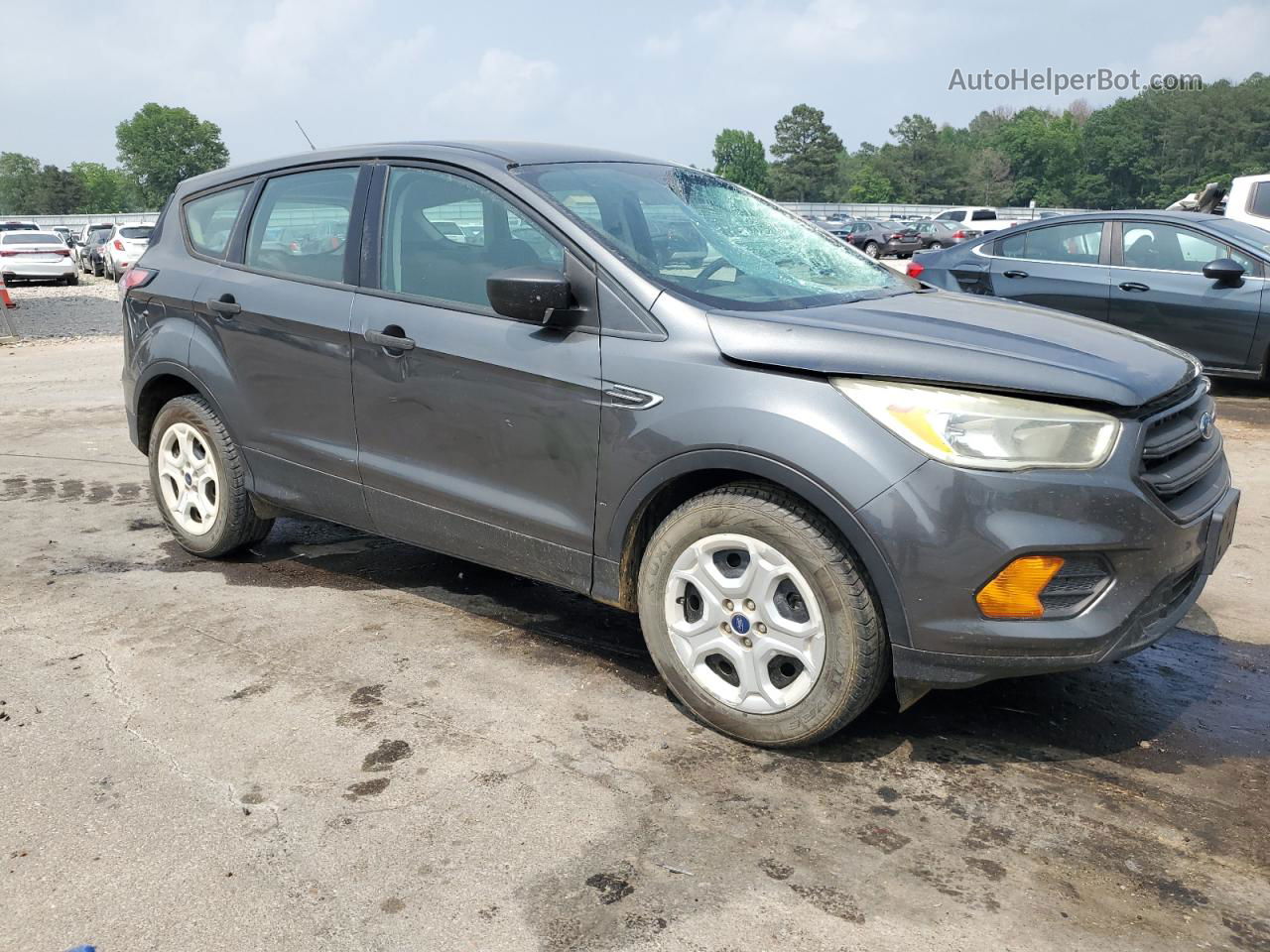 2017 Ford Escape S Black vin: 1FMCU0F77HUC79985