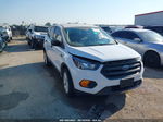 2019 Ford Escape S White vin: 1FMCU0F77KUA70804