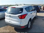 2019 Ford Escape S White vin: 1FMCU0F77KUA70804