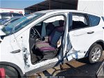 2019 Ford Escape S White vin: 1FMCU0F77KUA70804