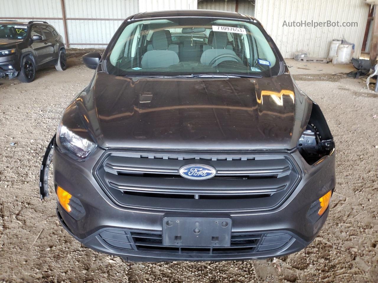 2019 Ford Escape S Gray vin: 1FMCU0F77KUA75422