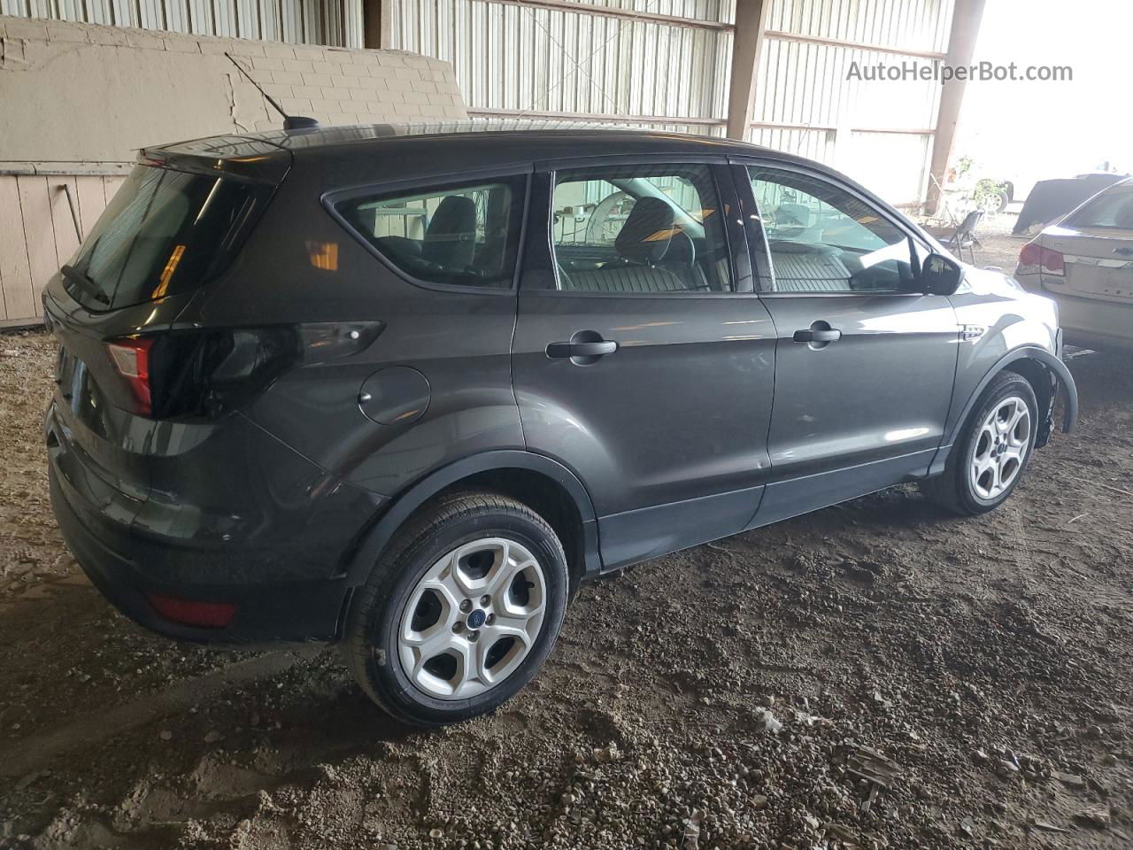 2019 Ford Escape S Gray vin: 1FMCU0F77KUA75422