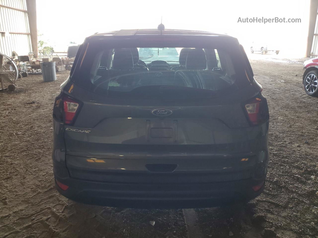 2019 Ford Escape S Gray vin: 1FMCU0F77KUA75422