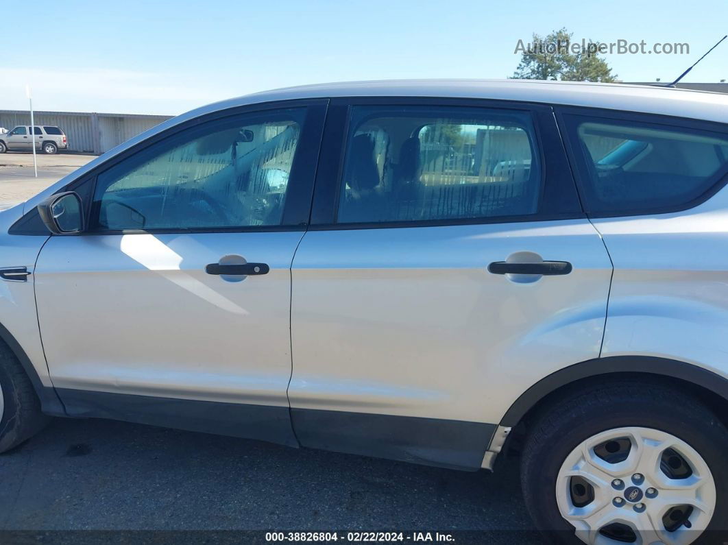 2019 Ford Escape S Silver vin: 1FMCU0F77KUC55449