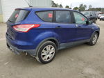 2013 Ford Escape S Blue vin: 1FMCU0F78DUB35159