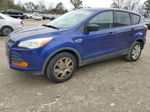 2013 Ford Escape S Синий vin: 1FMCU0F78DUB35159