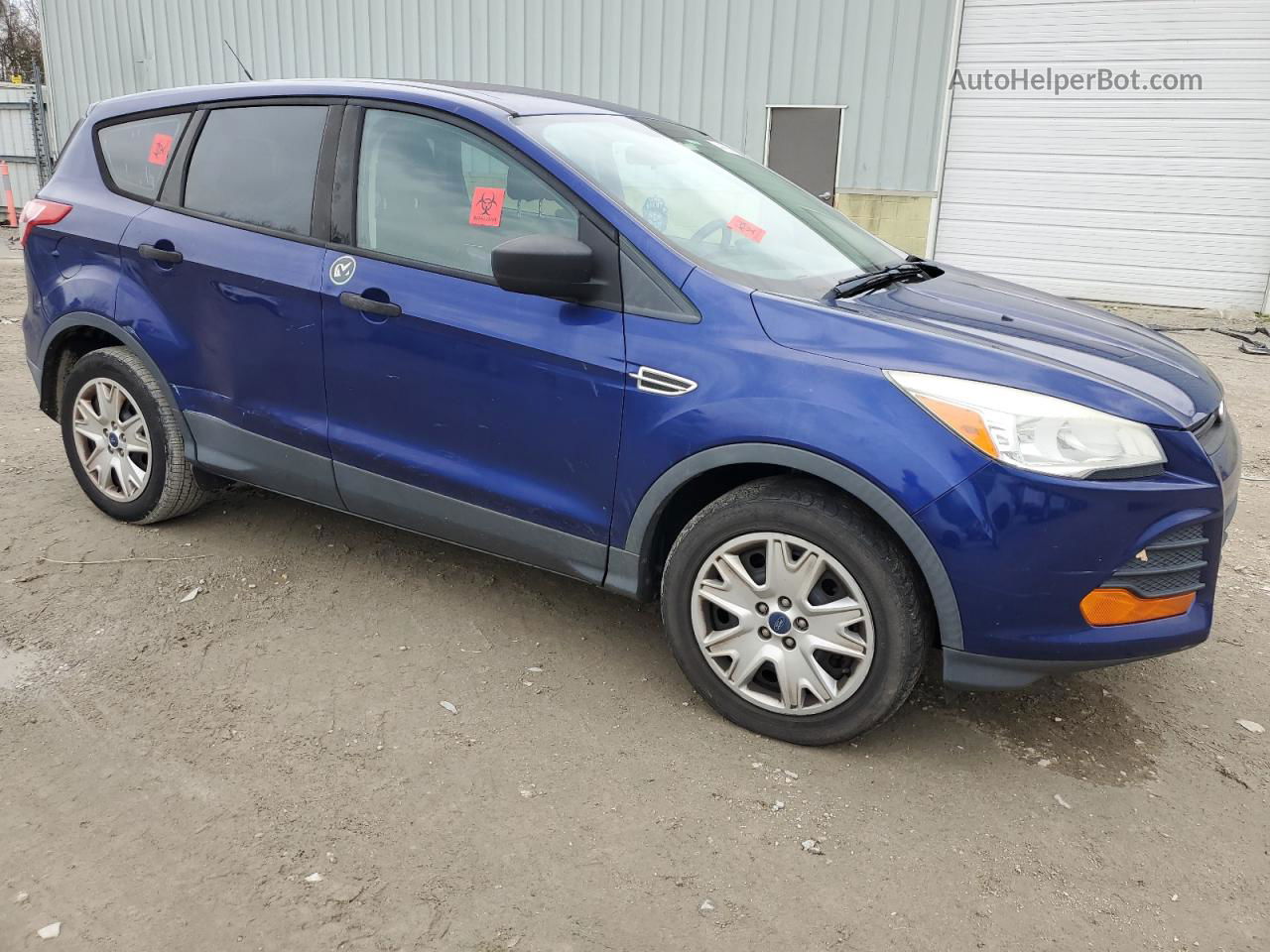 2013 Ford Escape S Синий vin: 1FMCU0F78DUB35159