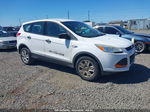 2014 Ford Escape S White vin: 1FMCU0F78EUB81138