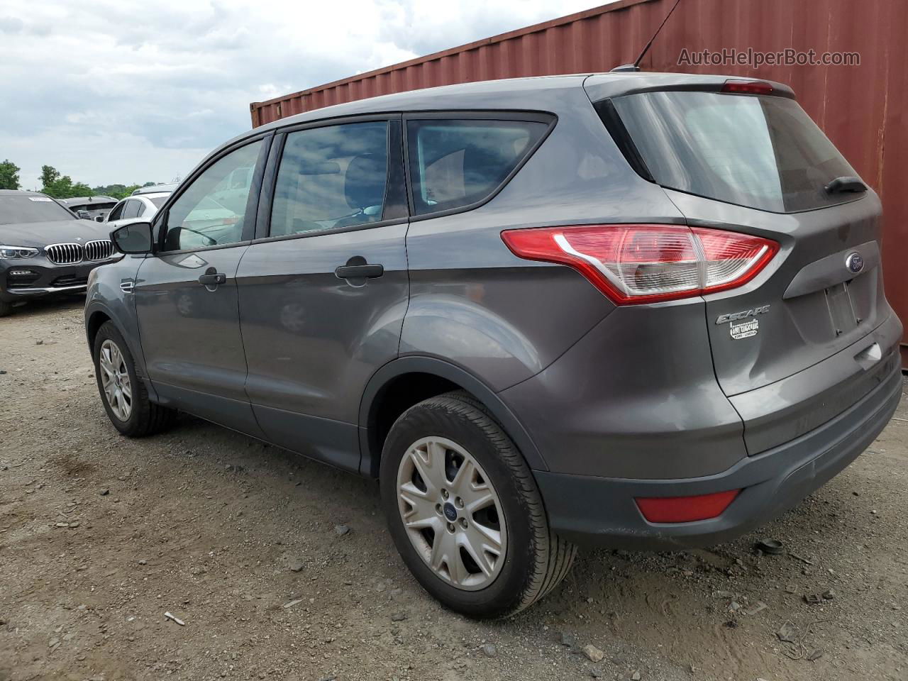 2014 Ford Escape S Gray vin: 1FMCU0F78EUB91975