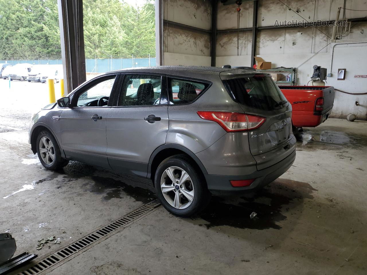 2014 Ford Escape S Серый vin: 1FMCU0F78EUE27184