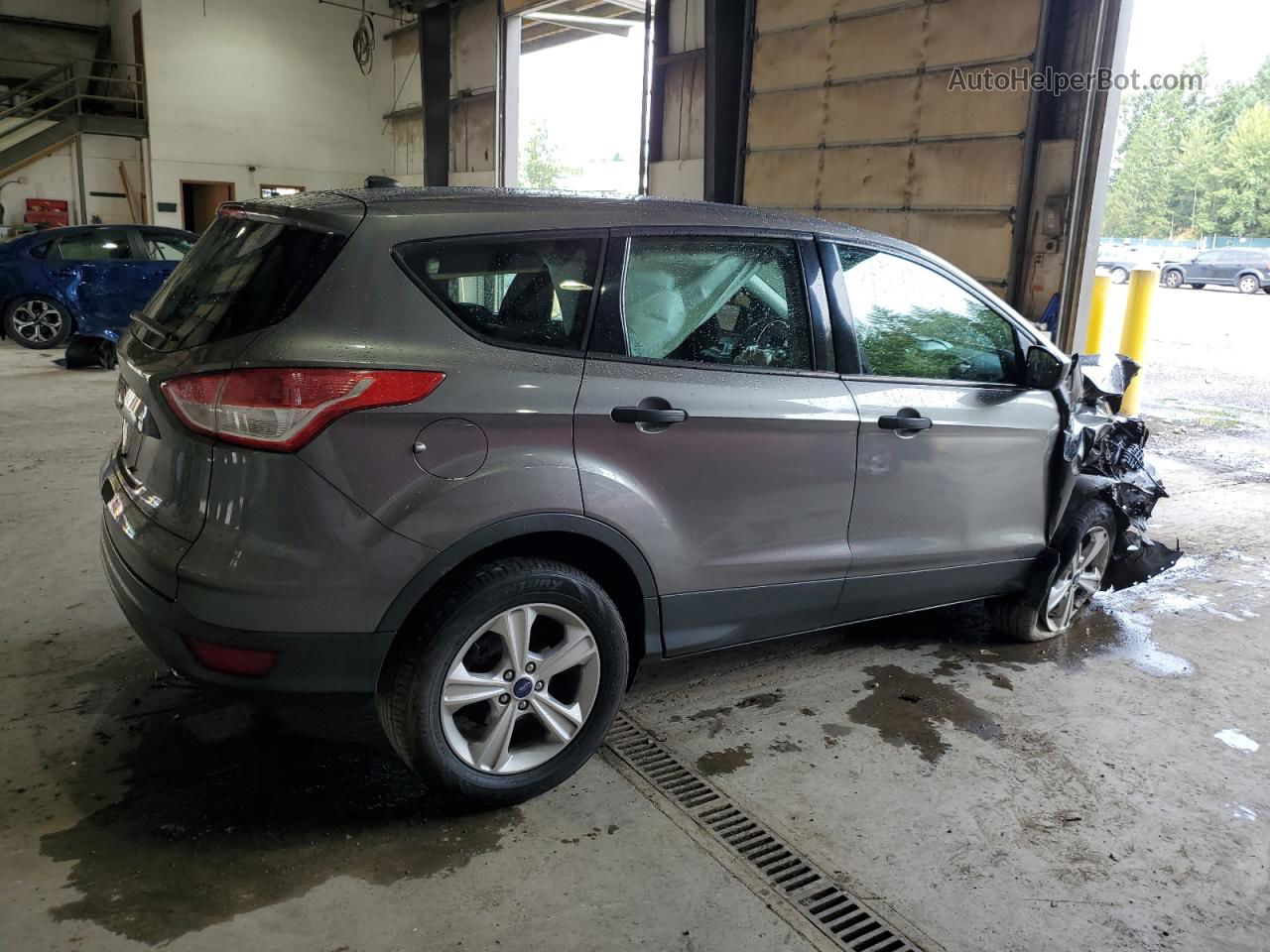 2014 Ford Escape S Gray vin: 1FMCU0F78EUE27184