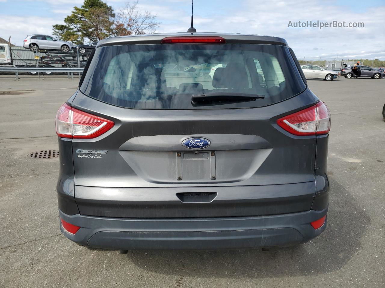 2015 Ford Escape S Gray vin: 1FMCU0F78FUB10264