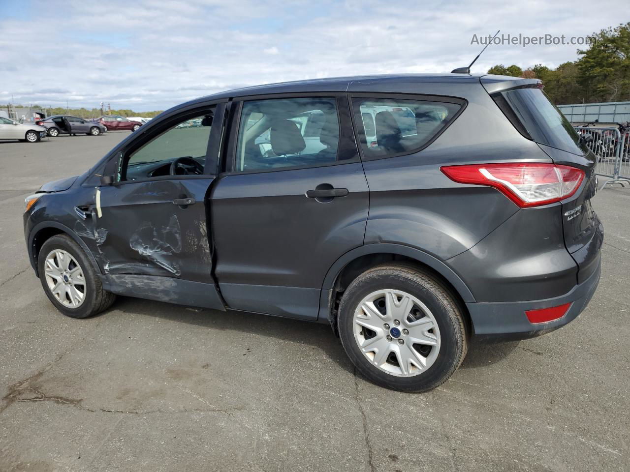 2015 Ford Escape S Gray vin: 1FMCU0F78FUB10264