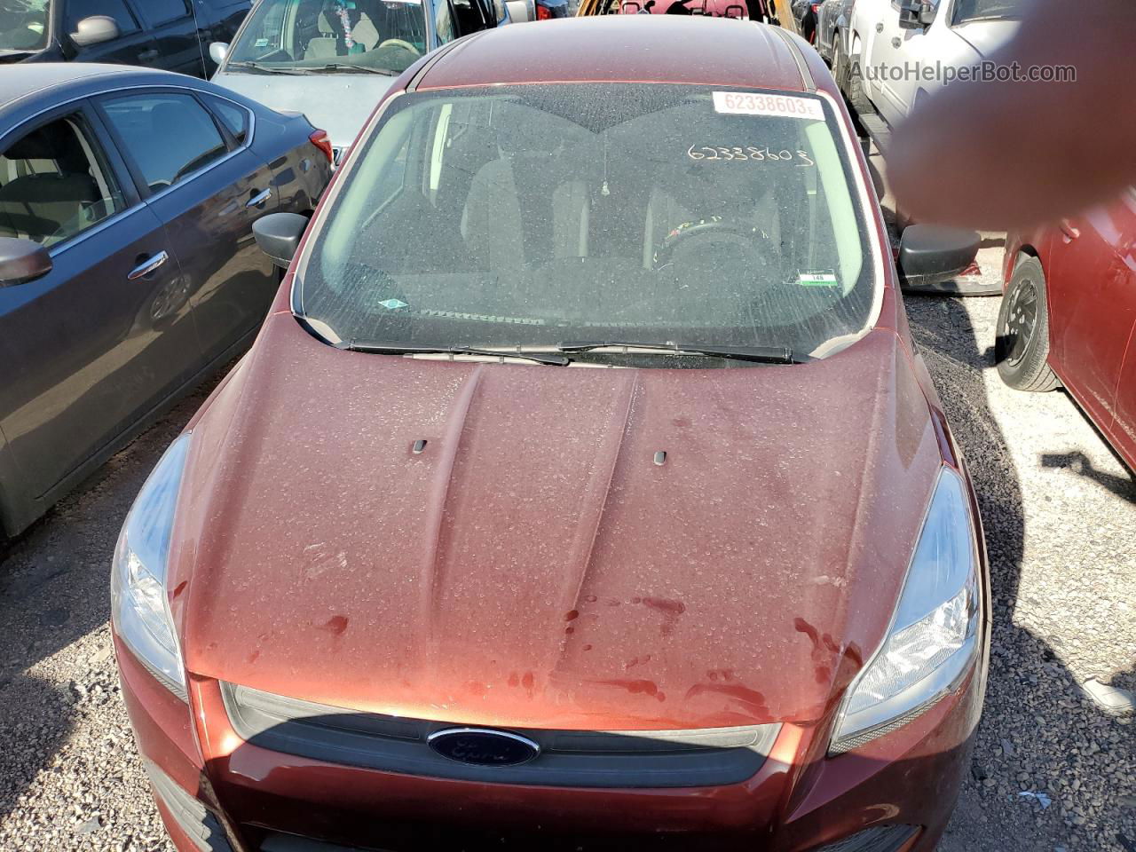 2015 Ford Escape S Red vin: 1FMCU0F78FUC63579