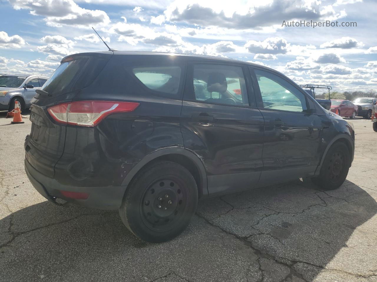 2016 Ford Escape S Black vin: 1FMCU0F78GUA60273