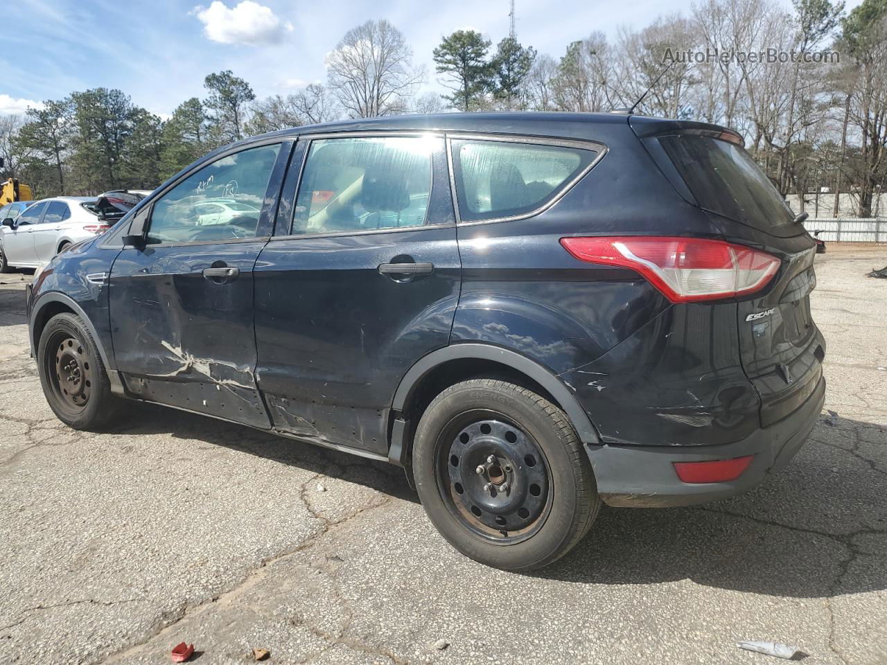 2016 Ford Escape S Black vin: 1FMCU0F78GUA60273