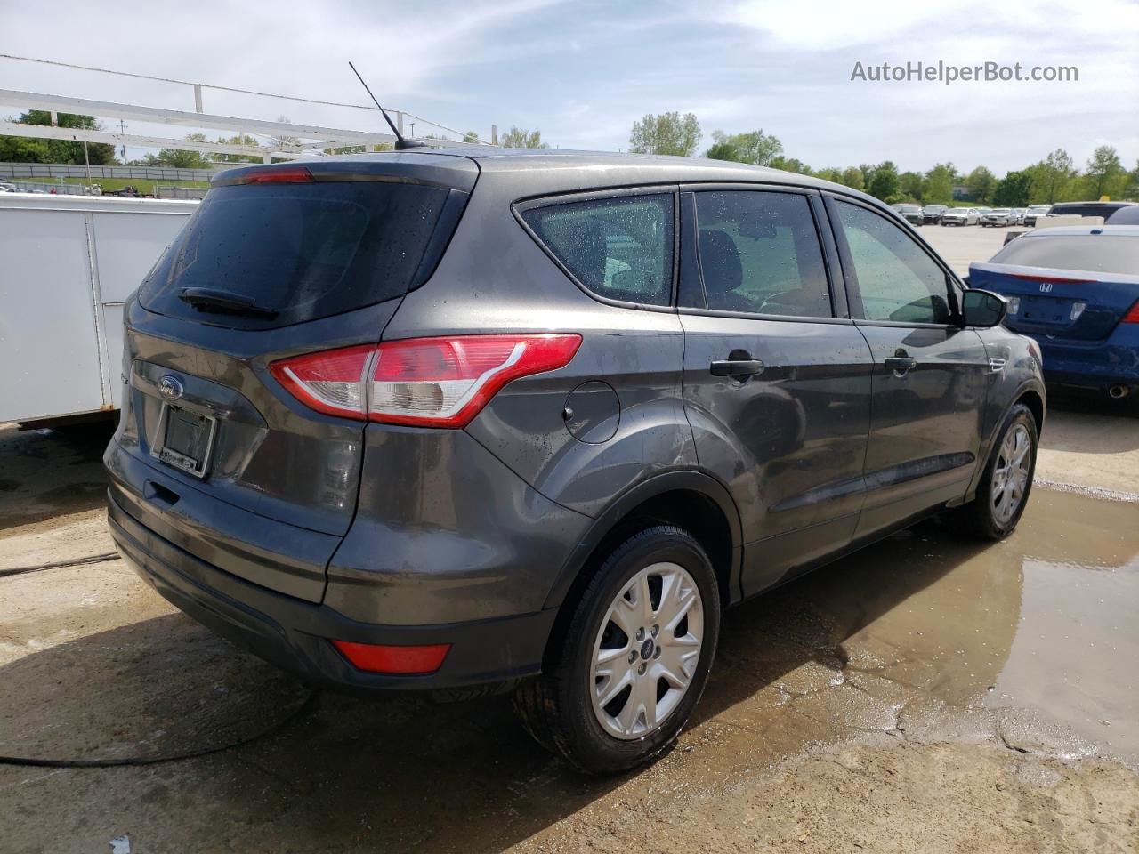 2016 Ford Escape S Gray vin: 1FMCU0F78GUA66803