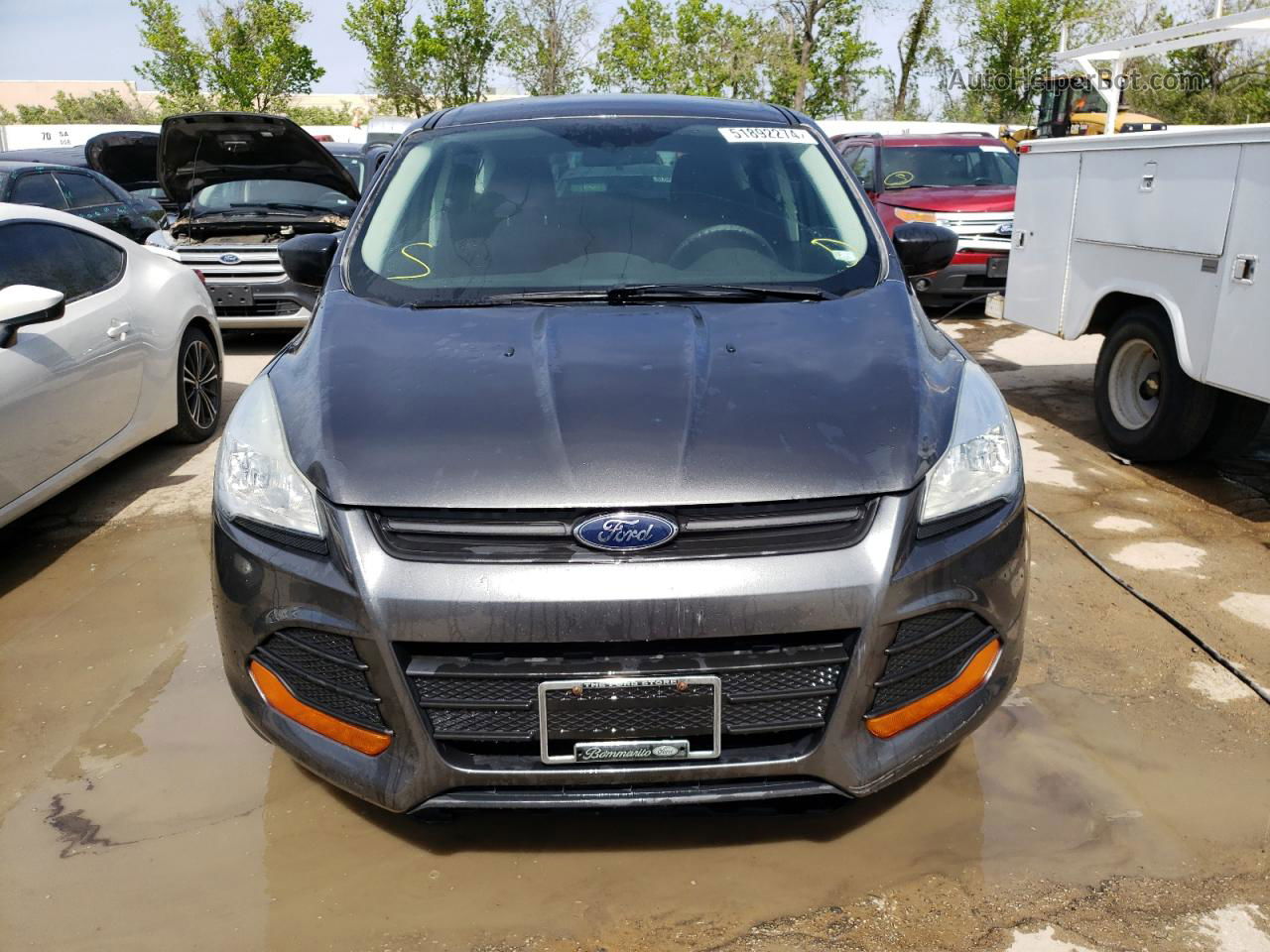 2016 Ford Escape S Gray vin: 1FMCU0F78GUA66803