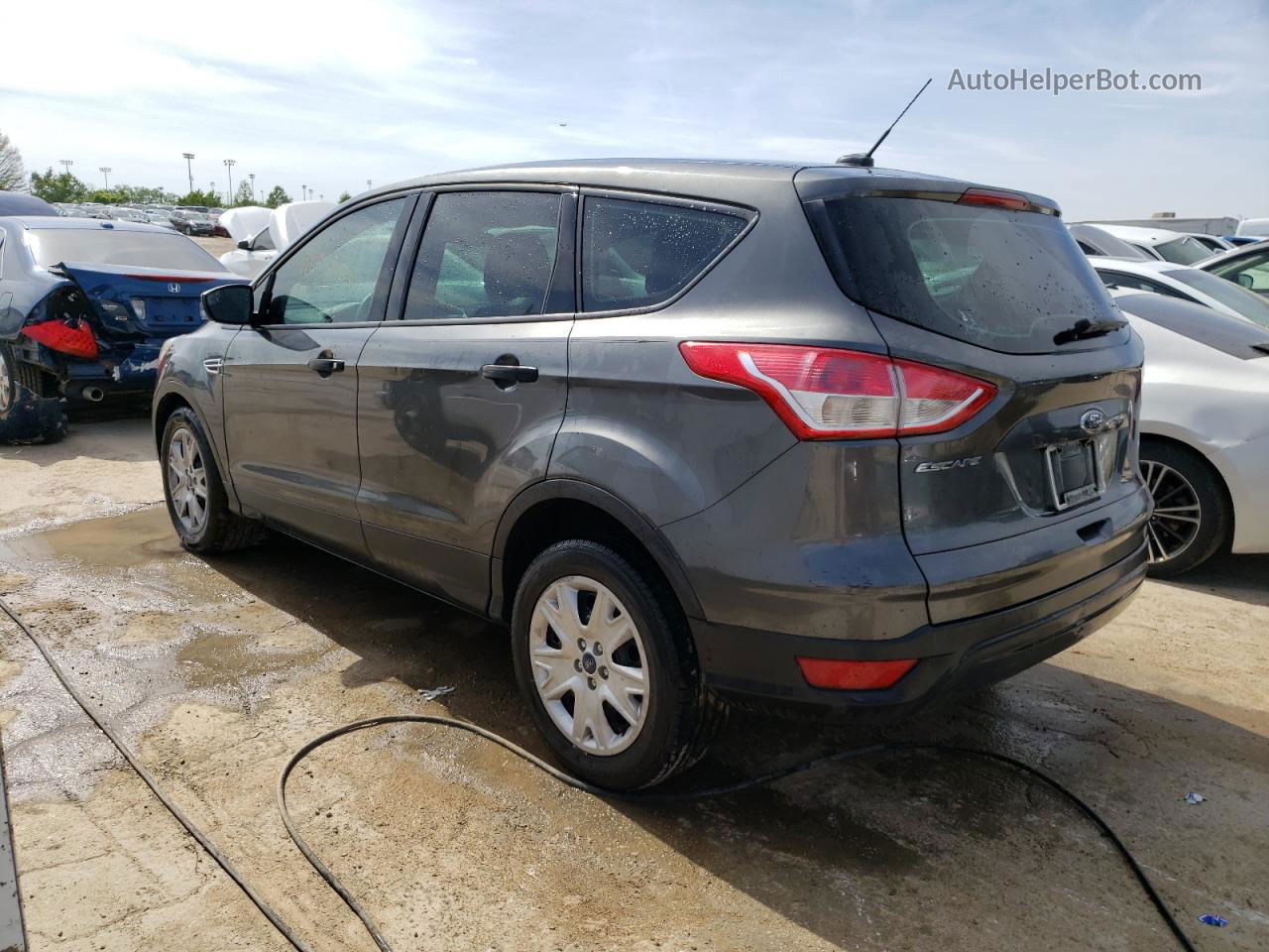 2016 Ford Escape S Gray vin: 1FMCU0F78GUA66803